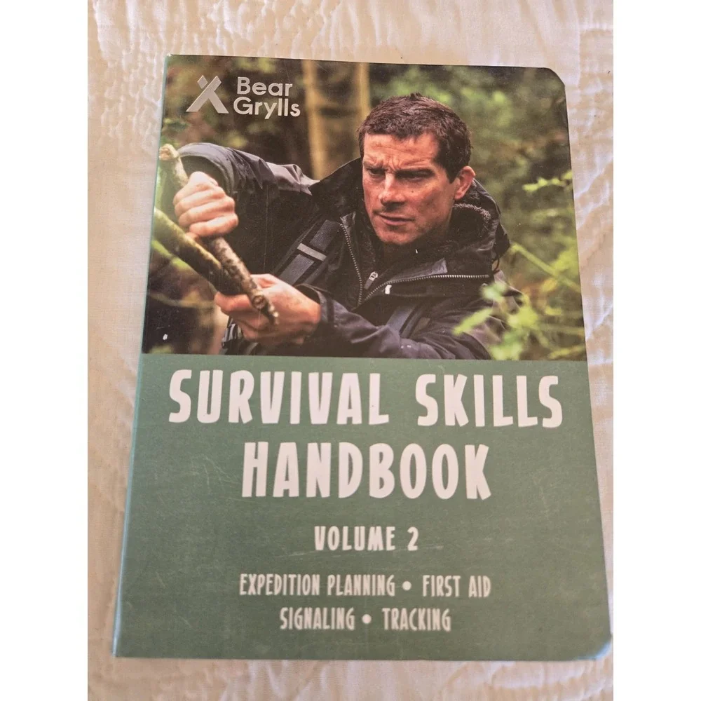 Bear Grylls Survival Skills Handbook Volumes 1 2 Flexibound Kane Miller Book